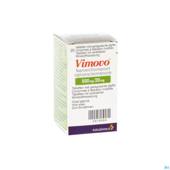 Vimovo 500 mg/20 mg comp liberat prol 20