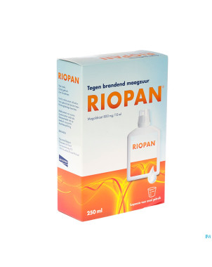 Riopan 800 mg/10 ml susp or 250 ml