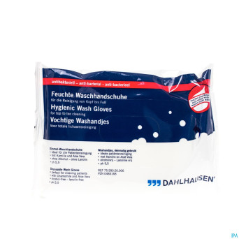 Dialex lingettes gants de toilette a/bacterien 8