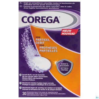 Corega comp prothese partielle nett.&protect. 30