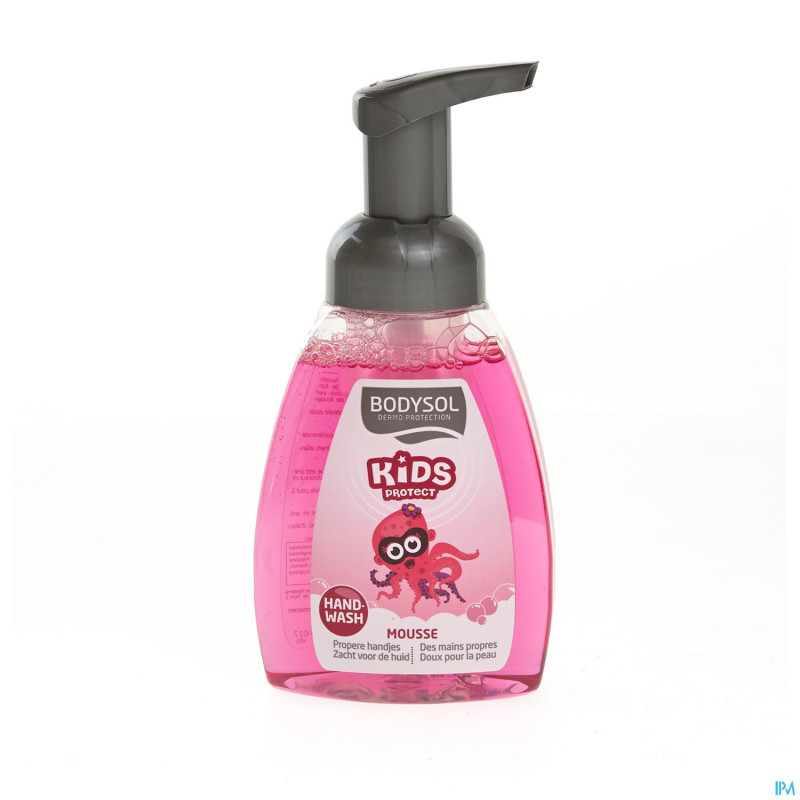 Bodysol kids handwash mousse pasteque 250ml