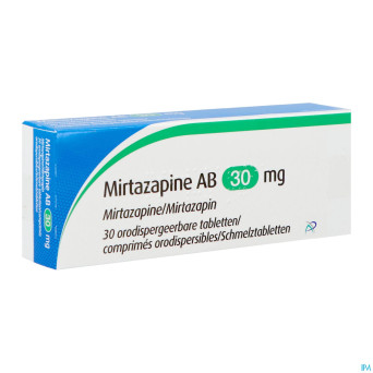 Mirtazapine apotex 30 mg comp orodisp 30