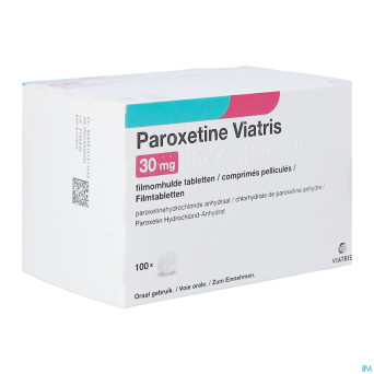 Paroxetine viatris 30mg comp 100 blister