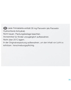 Paroxetine viatris 30mg comp 100 blister
