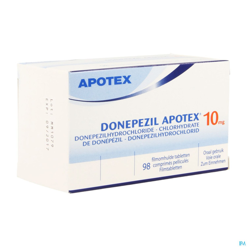 Donepezil apotex 10,0 mg comp pell 98 x 10,0 mg