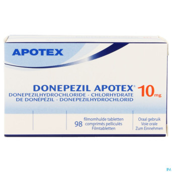 Donepezil apotex 10,0 mg comp pell 98 x 10,0 mg
