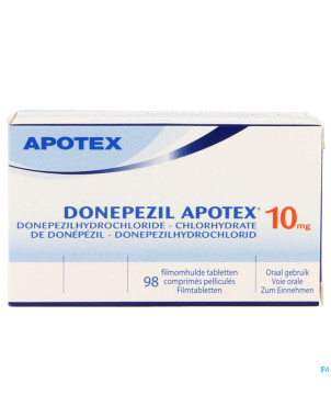Donepezil apotex 10,0 mg comp pell 98 x 10,0 mg