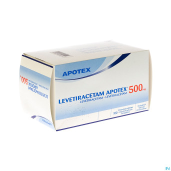 Levetiracetam apotex  500 mg comp pell 100x 500mg