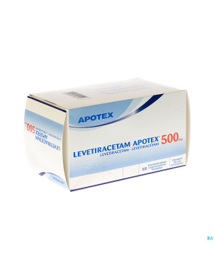 Levetiracetam apotex  500 mg comp pell 100x 500mg