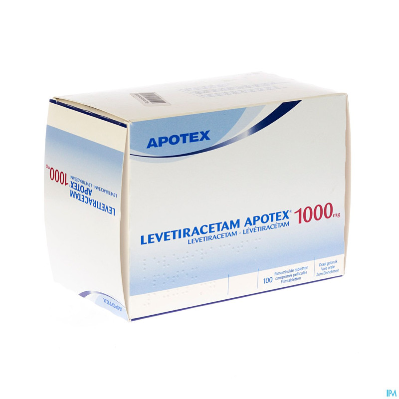 Levetiracetam apotex 1000 mg comp pell 100x1000mg