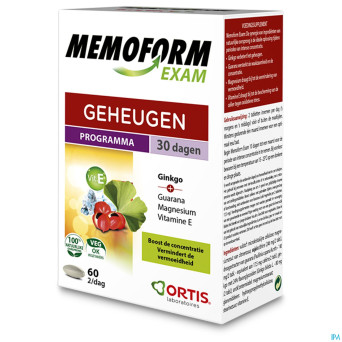 Ortis memoform exam    comp 5x12