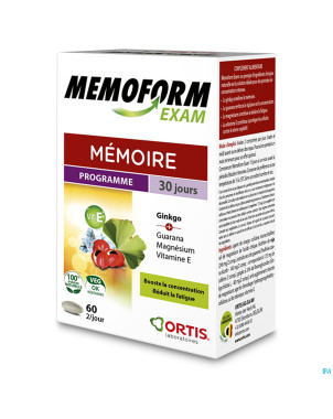 Ortis memoform exam    comp 5x12