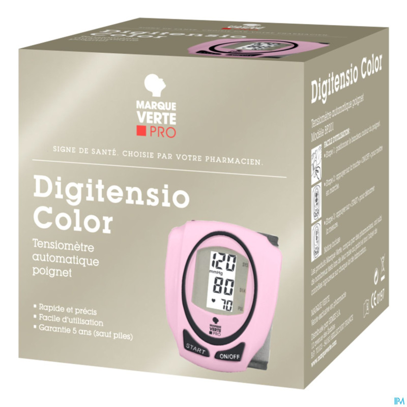 Marque v digitensio color poignet lilas