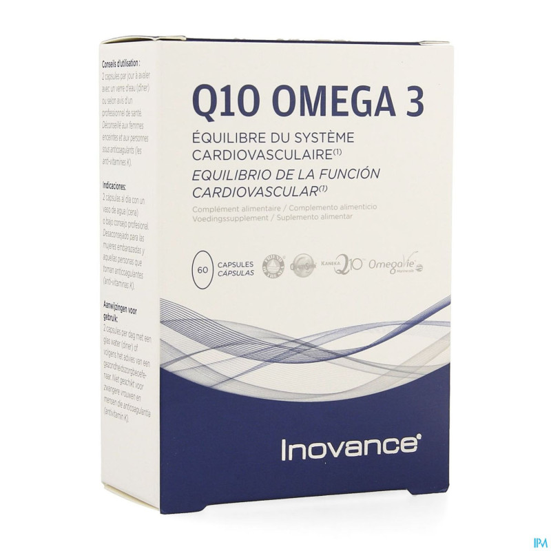 Inovance q10 omega 3    caps  60