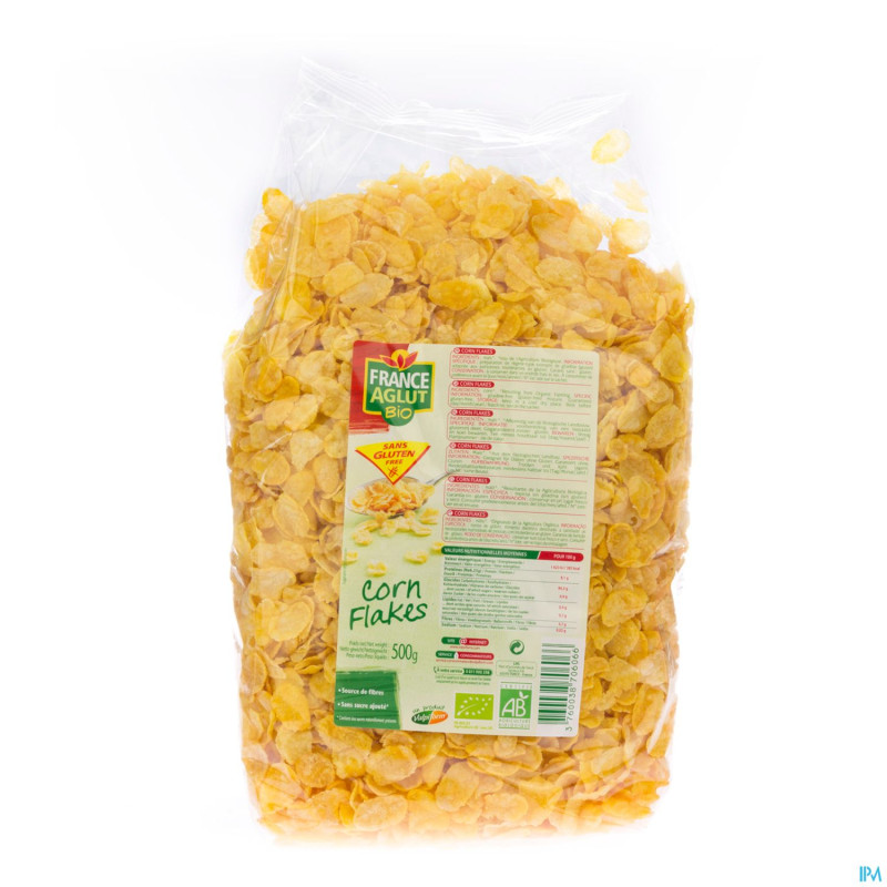 France aglut corn flakes bio    500g 6874