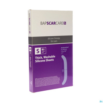 Bap scar care s pans adh sil  4x40cm 2 pieces