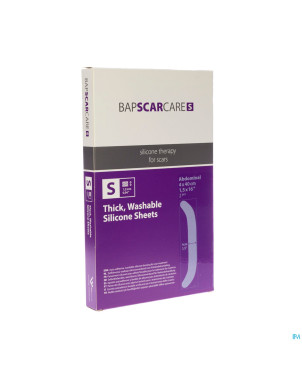 Bap scar care s pans adh sil  4x40cm 2 pieces