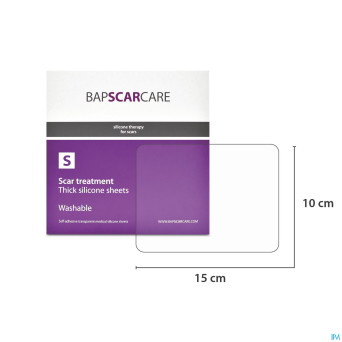 Bap scar care s pans adh sil 10x 15cm 2 pieces