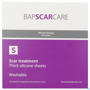 Bap scar care s pans adh sil  4x 30cm 2 paire