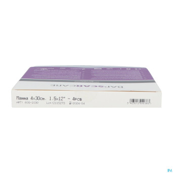 Bap scar care s pans adh sil  4x 30cm 2 paire