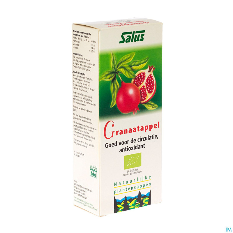 Salus jus pomme grenade    200ml