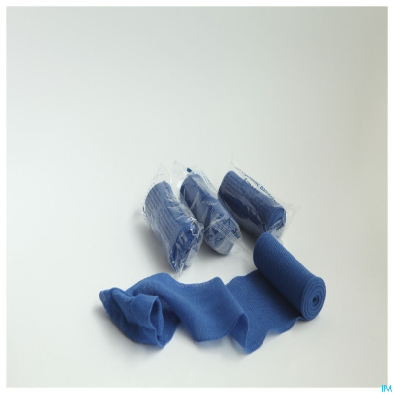 Pharmacar bandage cohesif bleu   5,0cmx4,5m