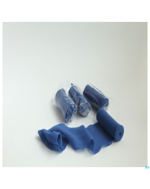 Pharmacar bandage cohesif bleu   5,0cmx4,5m