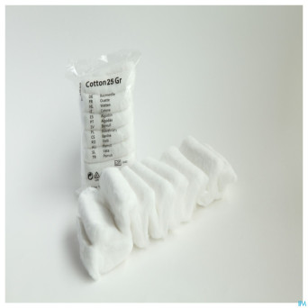 Pharmacar ouate hydrophile coton zigzag  10g