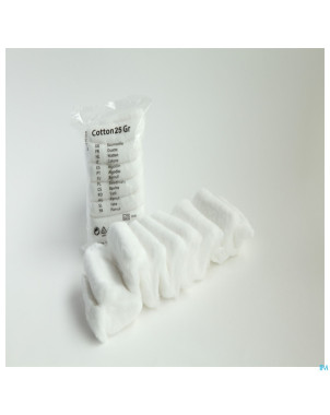 Pharmacar ouate hydrophile coton zigzag  25g