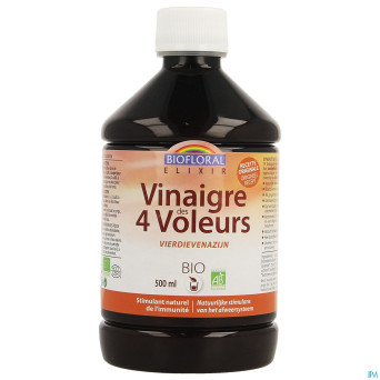 Biofloral elixir vinaigre 4voleurs bio 500ml rf018