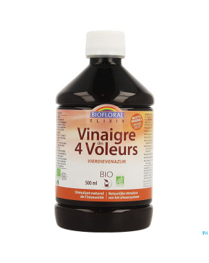 Biofloral elixir vinaigre 4voleurs bio 500ml rf018