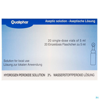 Eau oxygene 3% qualiphar    125ml