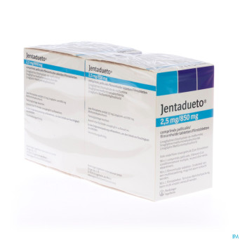 Jentadueto 2,5 mg/ 850 mg comp pell 180(2x90)