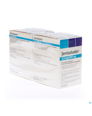 Jentadueto 2,5 mg/ 850 mg comp pell 180(2x90)