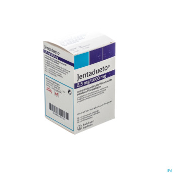 Jentadueto 2,5 mg/1000 mg comp pell 60