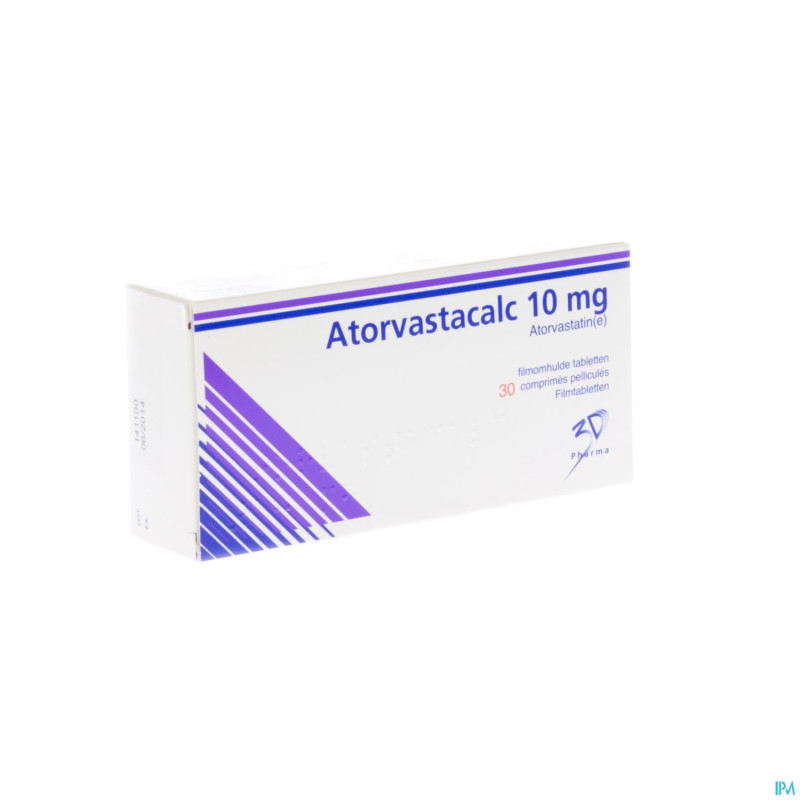 Atorvastacalc 10 mg comp pell  30