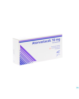 Atorvastacalc 10 mg comp pell  30