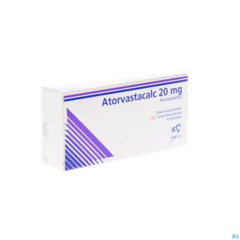 Atorvastacalc 20 mg comp pell  30