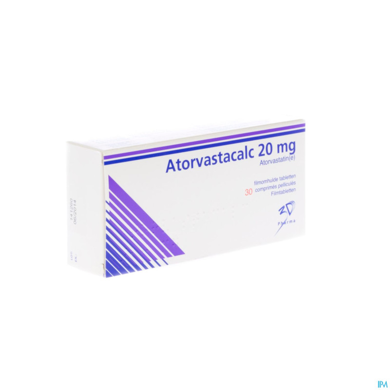 Atorvastacalc 20 mg comp pell  30