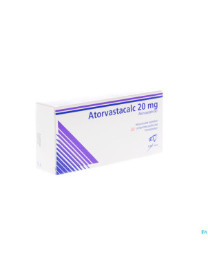 Atorvastacalc 20 mg comp pell  30