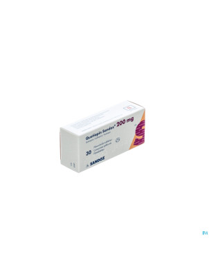 Quetiapin sandoz comp enrobe  30 x 200 mg