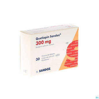Quetiapin sandoz comp enrobe  30 x 300 mg