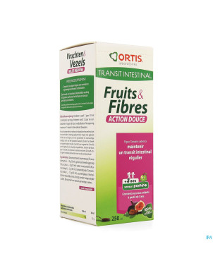 Ortis fruits & fibres sirop 250ml