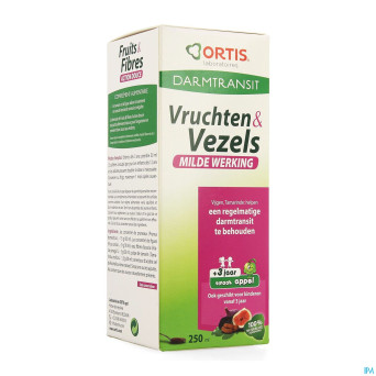 Ortis fruits & fibres sirop 250ml