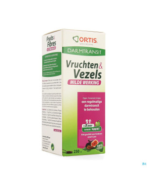 Ortis fruits & fibres sirop 250ml