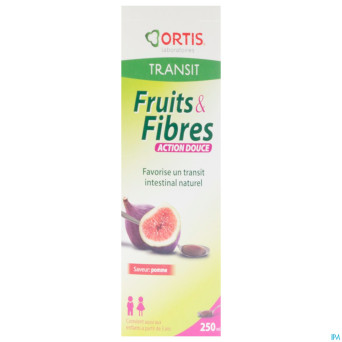 Ortis fruits & fibres sirop 250ml