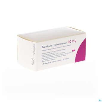 Amlodipine besilate sandozimpexeco 10mgcomp100 pip