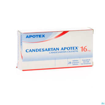 Candesartan apotex tabl 28 x 16 mg