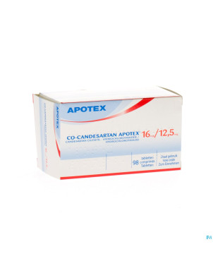 Co candesartan apotex tabl 98 x 16 mg/12,5 mg