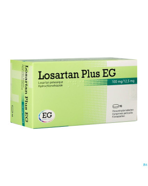 Losartan plus eg 100 mg/12,5 mg comp pell 98